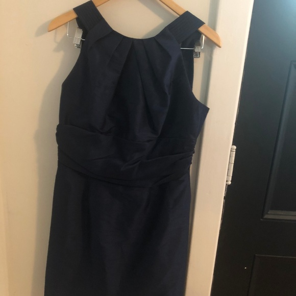 Navy Alfred Sung Bridesmaid Dress - Picture 2 of 3